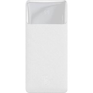 Baseus Bipow Digital Display Power Bank 10000 mAh 15 W White Overseas Edition (With Simple Series Char