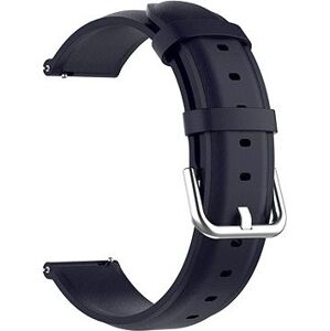 BStrap Leather Lux Universal Quick Release 20mm, navy blue
