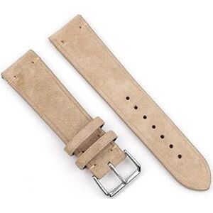 BStrap Suede Leather Universal Quick Release 22mm, beige