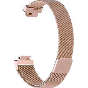 BStrap Milanese pro Fitbit Inspire rose gold, velikost S