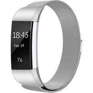 BStrap Milanese pro Fitbit Charge 2 silver, velikost M