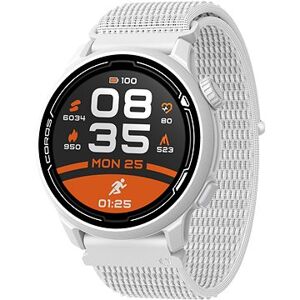Coros PACE 2 Premium GPS Sport Watch White Nylon Band