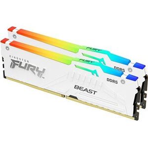 Kingston FURY 64GB KIT DDR5 5200MHz CL40 Beast White RGB XMP