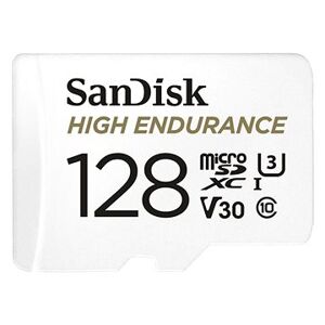 SanDisk microSDXC 128GB High Endurance Video U3 V30 + SD adaptér