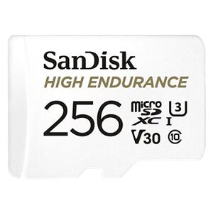 SanDisk microSDHC 256GB High Endurance Video U3 V30 + SD adaptér