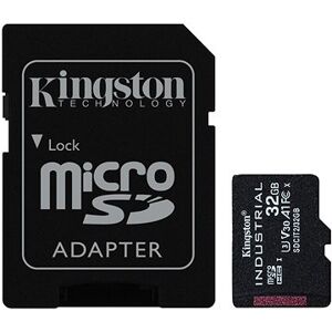 Kingston MicroSDHC 32 GB Industrial + SD adaptér
