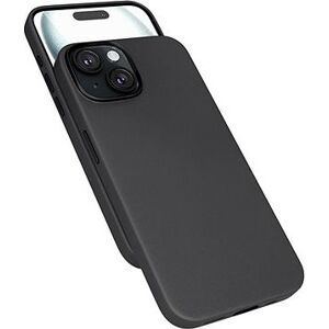 Epico Mag+ kožený kryt iPhone 15 Plus – čierny