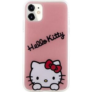 Hello Kitty IML Daydreaming Logo Zadný Kryt na iPhone 11 Pink