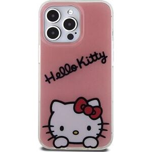 Hello Kitty IML Daydreaming Logo Zadný Kryt na iPhone 13 Pro Pink
