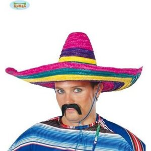 Farebný klobúk Sombrero – Mexiko 50 cm