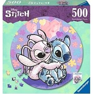 Kruhové puzzle: Disney: Stitch 500 dielikov