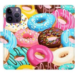 iSaprio flip pouzdro Donuts Pattern 02 pro iPhone 14 Pro Max