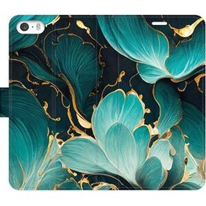 iSaprio flip puzdro Blue Flowers 02 na iPhone 5/5S/SE