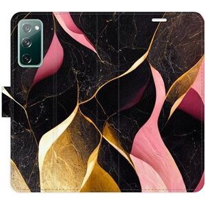 iSaprio flip puzdro Gold Pink Marble 02 pre Samsung Galaxy S20 FE