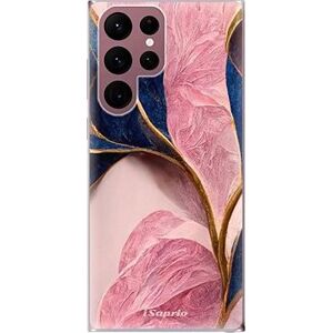 iSaprio Pink Blue Leaves pre Samsung Galaxy S22 Ultra 5G