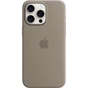 Apple iPhone 15 Pro Max Silikónový kryt s MagSafe ílovo sivý