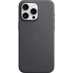 Apple iPhone 15 Pro Max Kryt z tkaniny FineWoven s MagSafe čierny