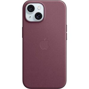 Apple iPhone 15 Kryt z tkaniny FineWoven s MagSafe morušovo červený