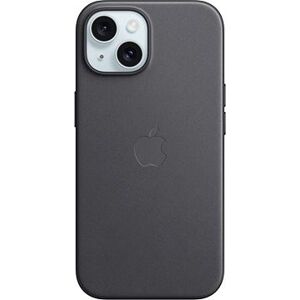 Apple iPhone 15 Kryt z tkaniny FineWoven s MagSafe čierny
