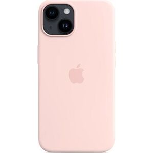 Apple iPhone 14 Silikónový kryt s MagSafe kriedovo ružový