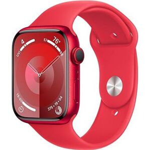 Apple Watch Series 9 45 mm Cellular PRODUCT(RED) Červený hliník s červeným športovým remienkom – S/M