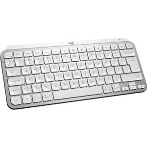 Logitech MX Keys Mini For Mac Minimalist Wireless Illuminated Keyboard, Pale Grey – US INTL
