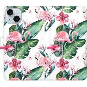 iSaprio Flamingos Pattern na iPhone 15 Plus