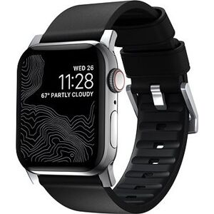 Nomad Active Strap Pro Black Silver Apple Watch 44/42 mm