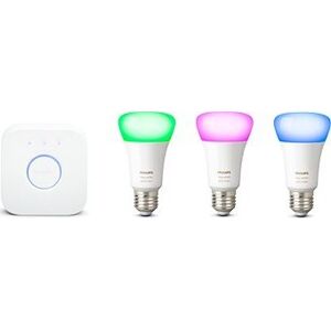 Philips Hue White and Color ambiance 9W E27 promo starter kit