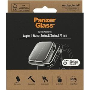 PanzerGlas Full Protection Apple Watch 7/8 41mm (číry rámček)