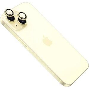 FIXED Camera Glass na Apple iPhone 15/15 Plus žlté
