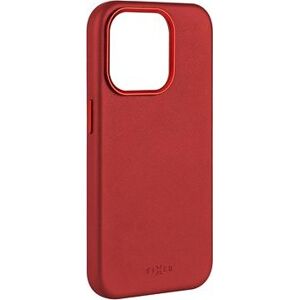 FIXED MagLeather s podporou MagSafe na Apple iPhone 15 Pro Max červený