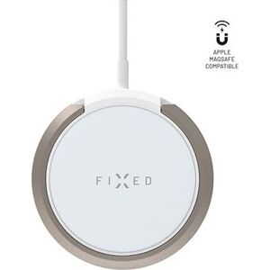 FIXED MagPad 2 s podporou uchytenia MagSafe a stojančekom 15 W biela