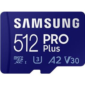 Samsung MicroSDXC 512 GB PRO Plus + SD adaptér