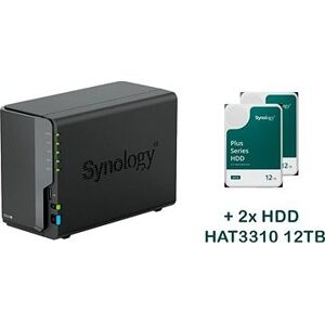 Synology DS224+ 2× HAT3310-12T (24 TB)