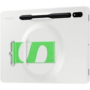 Samsung Galaxy Tab S8 Zadný kryt s pútkom biely