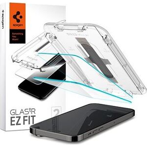 Spigen tR EZ Fit 2 Pack Transparency Sensor Open iPhone 14 Pro