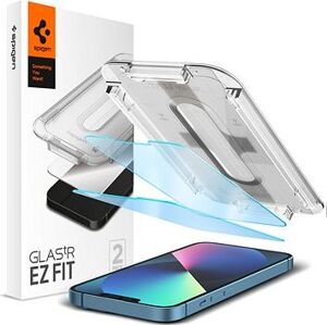 Spigen Glass tR EZ Fit 2 Pack Transparency Sensor Open iPhone 14 Plus/13 Pro Max