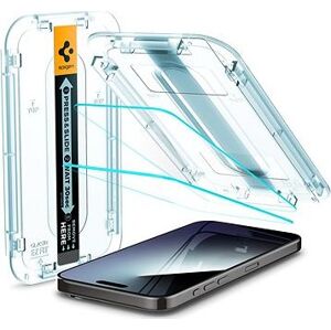 Spigen Glass tR EZ Fit 2 Pack Transparency iPhone 15 Pro