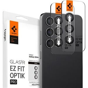 Spigen Glass tR EZ Fit Optik Pro 2 Pack Black Samsung Galaxy S24+
