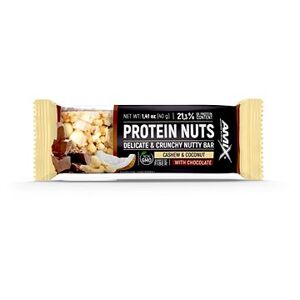 Amix Nutrition Protein Nuts Bar, 40 g, Cashew, Coconut