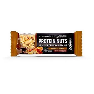 Amix Nutrition Protein Nuts Bar, 40 g, Peanut, Caramel