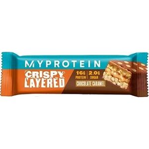 MyProtein Crispy Layered Bar 58 g, Čokoláda/Karamel