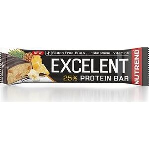 Nutrend EXCELENT protein bar, 85 g, vanilka s ananásom