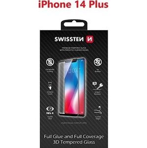 Swissten 3D Full Glue na Apple iPhone 14 Plus čierne