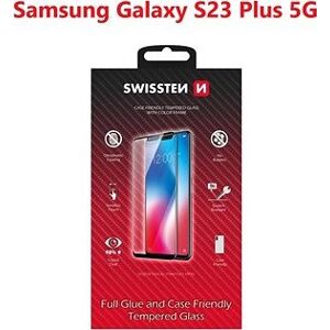 Swissten 3D Full Glue pre Samsung S916 Galaxy S23 Plus 5G čierne