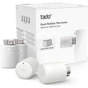 Tado Smart termostatická hlavica Quattro, prídavné zariadenie, súprava, 4 ks