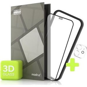 Tempered Glass Protector na iPhone 12 mini, 3D + sklo na kameru + instalačný rámček, Case Friendly