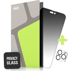 Tempered Glass Protector na iPhone 14 Pro, Privacy Glass + sklo na kameru (Case Friendly)
