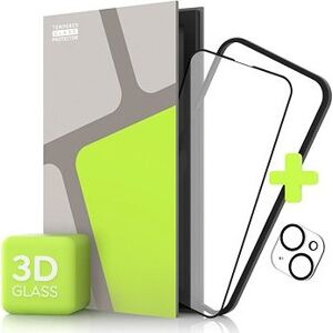 Tempered Glass Protector na iPhone 14, 3D Glass + sklo na kameru (Case Friendly)